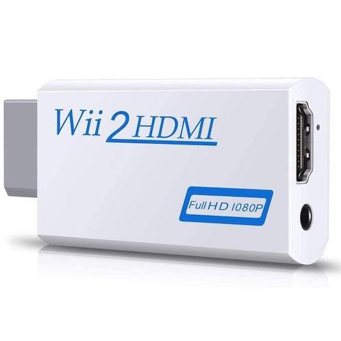 Wii to HDMI Adapter (Wii Accessoires) (Nintendo Wii), Games en Spelcomputers, Spelcomputers | Nintendo Wii, Zo goed als nieuw