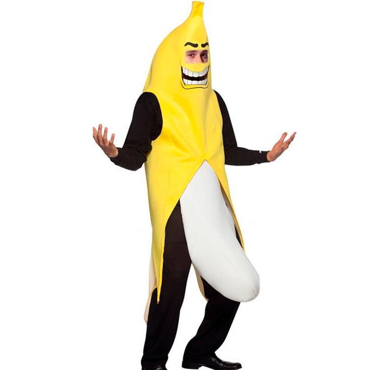 Verkleedkleren Bananen Pak Volwassenen Blote Gepelde Banaan, Verzamelen, Overige Verzamelen, Verzenden