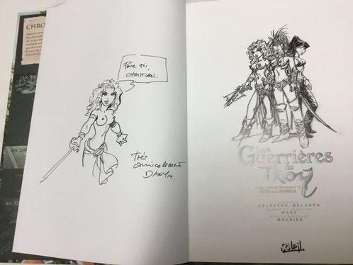 Les Guerrières de Troy T1 + T2 + Intégrale + dédicace - 3x C, Boeken, Stripverhalen