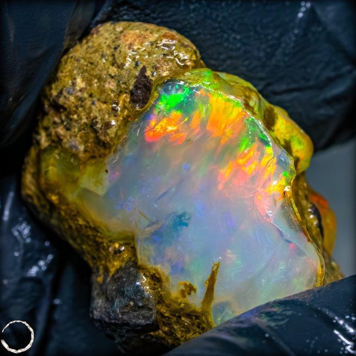 Licht van de schepping – Ethiopisch kristalopaal 52,8ct-, Verzamelen, Mineralen en Fossielen