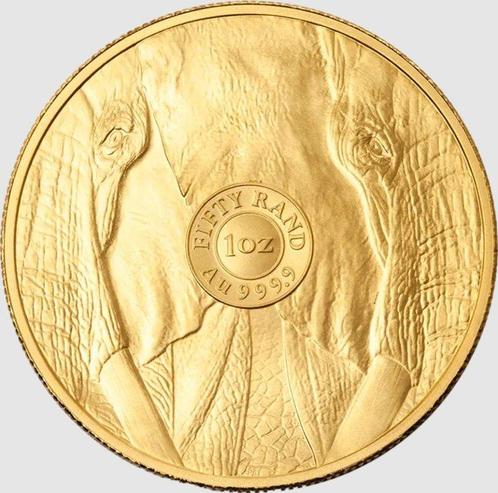 Zuid-Afrika. 50 Rand 2025 1 oz Big Five - Elephant Elefant, Postzegels en Munten, Edelmetalen en Baren