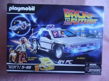 Playmobil - Retour vers le futur - 70317 - Playmobil Voiture beschikbaar voor biedingen