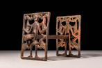 West-Aziatisch Bronzen Paard Bit met Meester van de Dieren, Antiek en Kunst