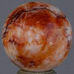 Sphère de quartz feu rouge de qualité Sphère - Hauteur :