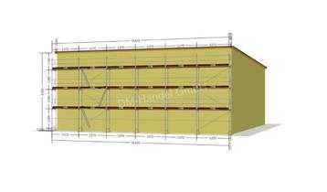Échafaudage alu complet de 150m² steiger, Verzenden, Neuf