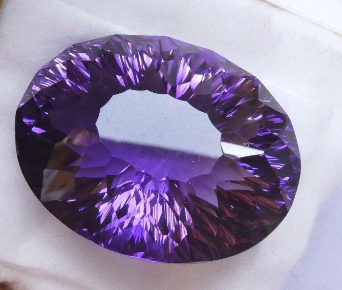 Amethist - 91.14 ct - Instituto Gemólogico Español (IGE), Handtassen en Accessoires, Edelstenen