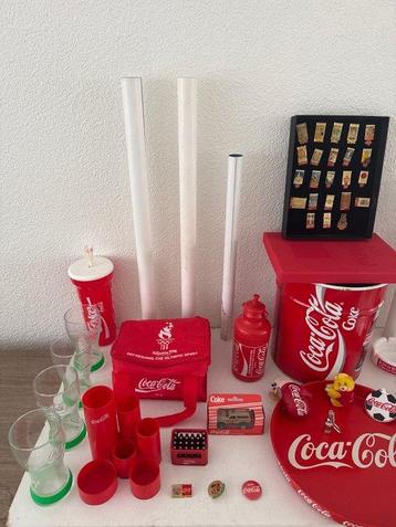 Coca-Cola - Enseigne publicitaire (60) - Fer, Papier,