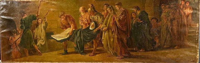 Italiaanse school (XIX) - Deposizione di Santa - XL format, Antiek en Kunst, Kunst | Schilderijen | Klassiek
