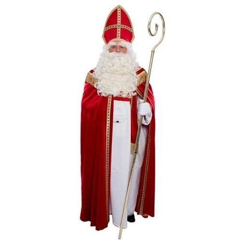 Sinterklaaspak Compleet Fluweel Luxe 4 delig, Hobby & Loisirs créatifs, Articles de fête, Envoi