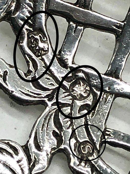 Prachtige Nederlands gekeurde Bonbonnière, 1928 zilversmid, Antiek en Kunst, Antiek | Zilver en Goud