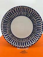 Hermès - Limoges - Assiette - Bleus d’Ailleurs - Porcelaine