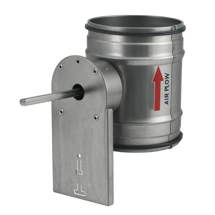 Regelklep Ø 150mm met motorstoel, Doe-het-zelf en Bouw, Ventilatie en Afzuiging, Nieuw, Verzenden