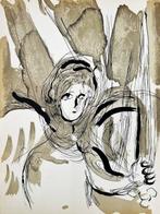 Marc Chagall (1887-1985) - Angel with Sword, Antiek en Kunst