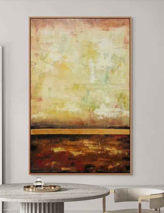 Irina Morisch - Golden horizon Nr.7 XXL-, Antiek en Kunst, Kunst | Schilderijen | Modern