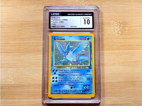 Veiling - Articuno Pokemon Holo Fossil CGC 10, Hobby en Vrije tijd, Verzamelkaartspellen | Pokémon