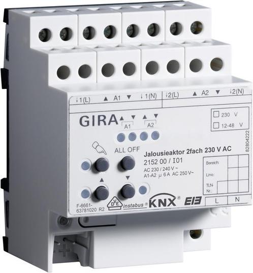 Gira KNX Jaloezie- en Rolluik-bussysteem DIN-rail - 215200, Doe-het-zelf en Bouw, Elektriciteit en Kabels, Verzenden
