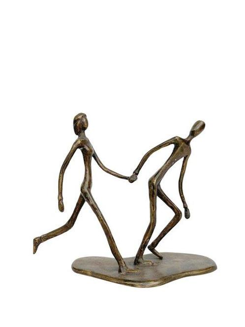 Beeldje - A couple in love - Brons, Antiek en Kunst, Kunst | Designobjecten