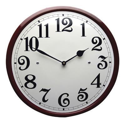 Emaille klok crème met bordeauxrand, Verzamelen, Merken en Reclamevoorwerpen, Verzenden