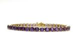 Bracelet - 18 carats Or jaune -  6.45ct. tw. Améthyste
