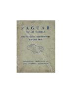 1955 JAGUAR XK 140 INSTRUCTIEBOEKJE ENGELS, Auto diversen, Handleidingen en Instructieboekjes, Ophalen of Verzenden