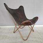 Stoel - Butterfly stoel (3107) - Leder, Metaal, Huis en Inrichting, Nieuw
