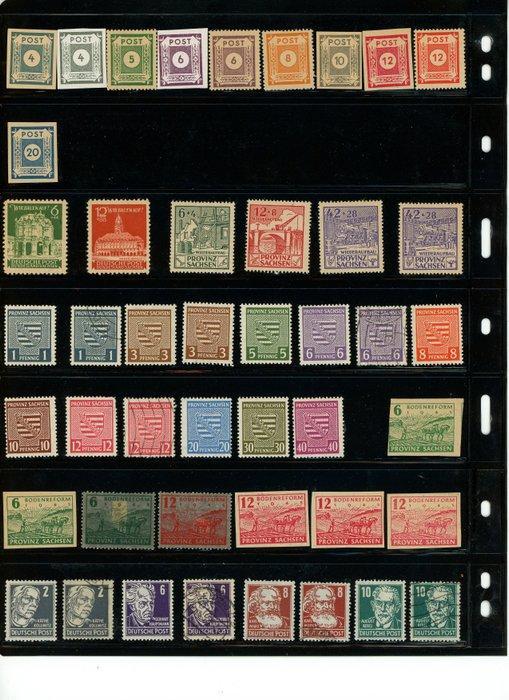 Duitsland - Duitsland DDR/Sovjetzone, mooi geheel met, Postzegels en Munten, Postzegels | Amerika