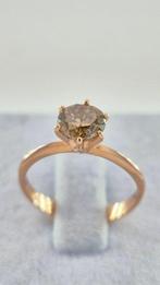 Bague - 14 carats Or rose - 1.02ct. tw. Jaune Diamant, Bijoux, Sacs & Beauté