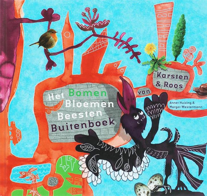 Het bomen bloemen beesten buitenboek van Karsten & Roos, Boeken, Kinderboeken | Kleuters, Zo goed als nieuw, Verzenden