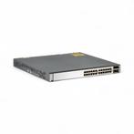 Cisco Catalyst 3750E - 24x 1Gb BASE-T Port, 2x 10Gb SFP+, Computers en Software, Netwerk switches, Verzenden, Refurbished