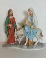 Beeld, la fuite en Égypte - 22 cm - Biscuit porselein