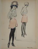 Kees Van Dongen (1877-1968) - Le mannequin aux grands yeux, Antiquités & Art