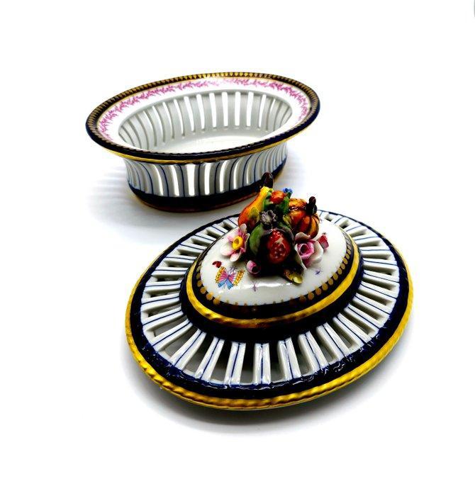 Sevres - Tafelmiddenstuk - 24 kt goud, Beenderporselein -, Antiek en Kunst, Antiek | Keukengerei