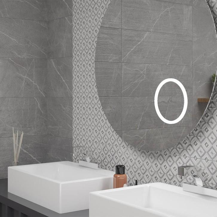 Kediri Gris / Design Tegel ( Keramisch ) / 30x90 / Wandtegel, Doe-het-zelf en Bouw, Tegels, Ophalen of Verzenden