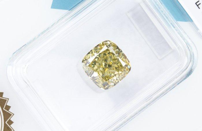 1 pcs Diamant (Natuurlijk gekleurd) - 2.52 ct - Cushion -, Bijoux, Sacs & Beauté, Pierres précieuses
