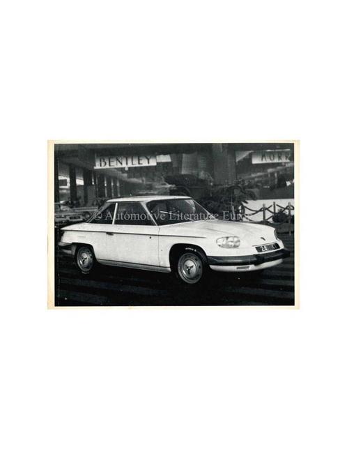1966-1967 PANHARD 24 BROCHURE / FOTO NEDERLANDS, Boeken, Auto's | Folders en Tijdschriften