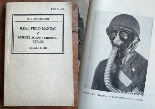 US Army Gas Mask manual -  Infantry - Airborne - Ranger -, Verzamelen, Militaria | Tweede Wereldoorlog