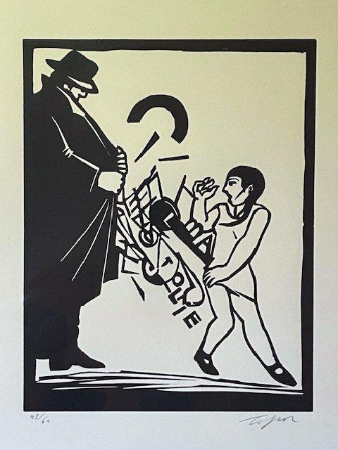 Roland Topor (1938-1997) - Ma Jolie - Lexhibitionniste, Antiek en Kunst, Antiek | Overige Antiek