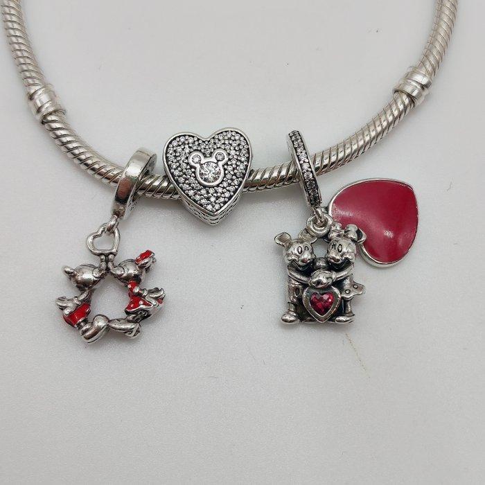 Zonder minimumprijs - Pandora - Bedelarmband Zilver, Handtassen en Accessoires, Antieke sieraden