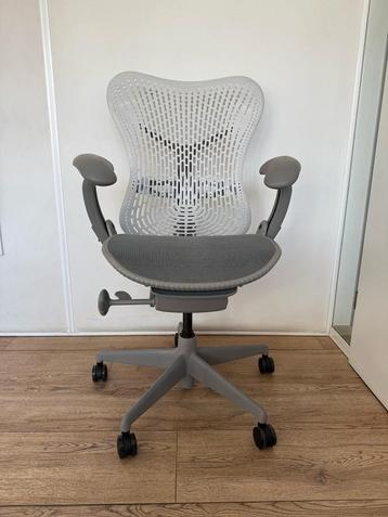Herman Miller Mirra Alpine (Witte Herman Miller Bureaustoel), Verzenden, Bureaustoel