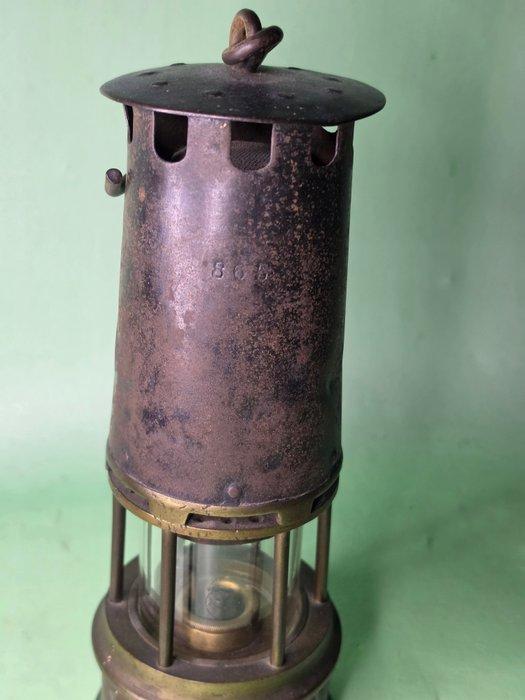 Olielamp - Metaal - Mijnwerkerslamp, Antiek en Kunst, Curiosa en Brocante