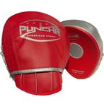 PunchR™ Professionele Handpads HPQ3 Curved Rood Zilver, Sport en Fitness, Verzenden, Nieuw, Overige