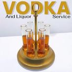 Drankservies (7) - 6x Bicchieri dal Design Sinuoso da Vodka, Antiek en Kunst