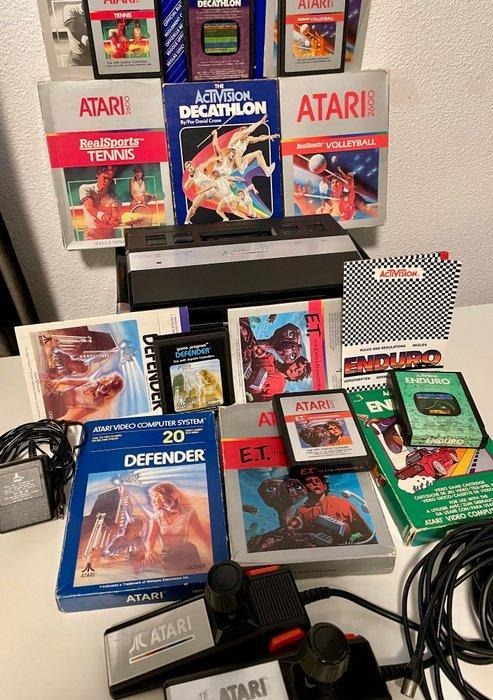 Atari - 2600 •including 2 Joysticks & 6 Boxed games -, Games en Spelcomputers, Spelcomputers | Overige Accessoires