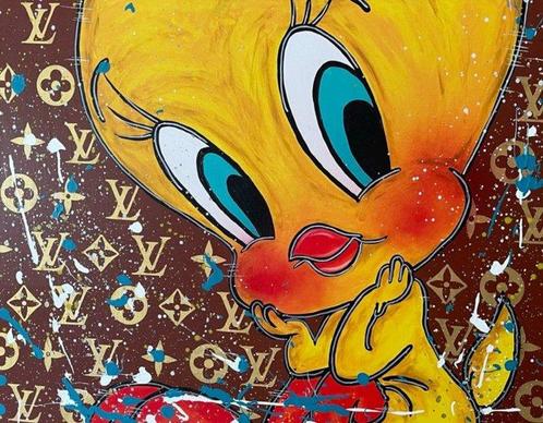 Moontje (XX) - Tweety LV Edition, Antiek en Kunst, Kunst | Schilderijen | Modern