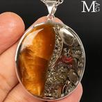 Jurassic Sieraden Hanger – Pyriet-gefosilieerde ammoniet -