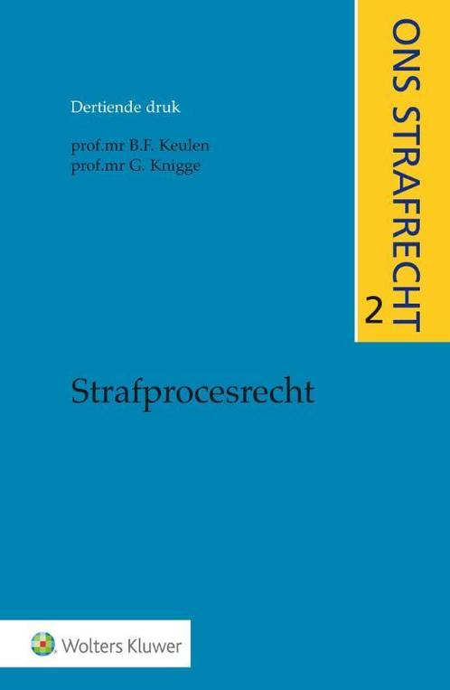 Strafprocesrecht / Ons strafrecht / 2 9789013121797, Boeken, Wetenschap, Zo goed als nieuw, Verzenden