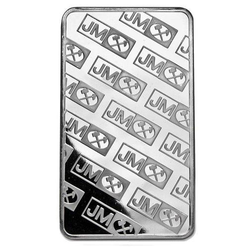 10 troy ounce - Zilver .999 - Johnson Matthey, Postzegels en Munten, Edelmetalen en Baren