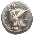 Romeinse Republiek. Anonymous series. Denarius R/ Feather