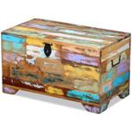 Opbergkist Hout | Vintage Stijl | Retour Deal | 40%, Huis en Inrichting, Minder dan 50 cm, 50 tot 100 cm, Verzenden, Nieuw