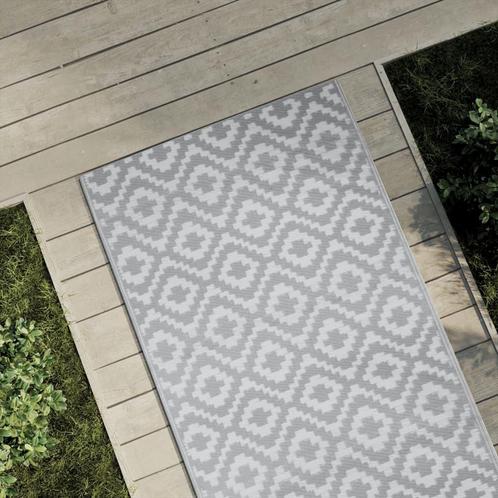 vidaXL Buitenkleed ARAKIL 80x250 cm PP grijs, Kinderen en Baby's, Speelgoed | Speelkleden, Nieuw, Verzenden